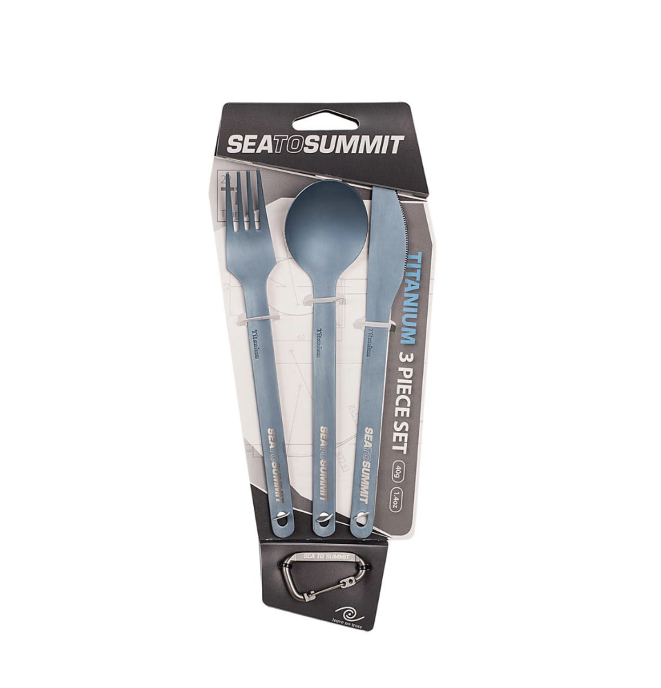Sea To Summit Titan Knife, Fork & Spoon Set 超輕鈦餐具套裝