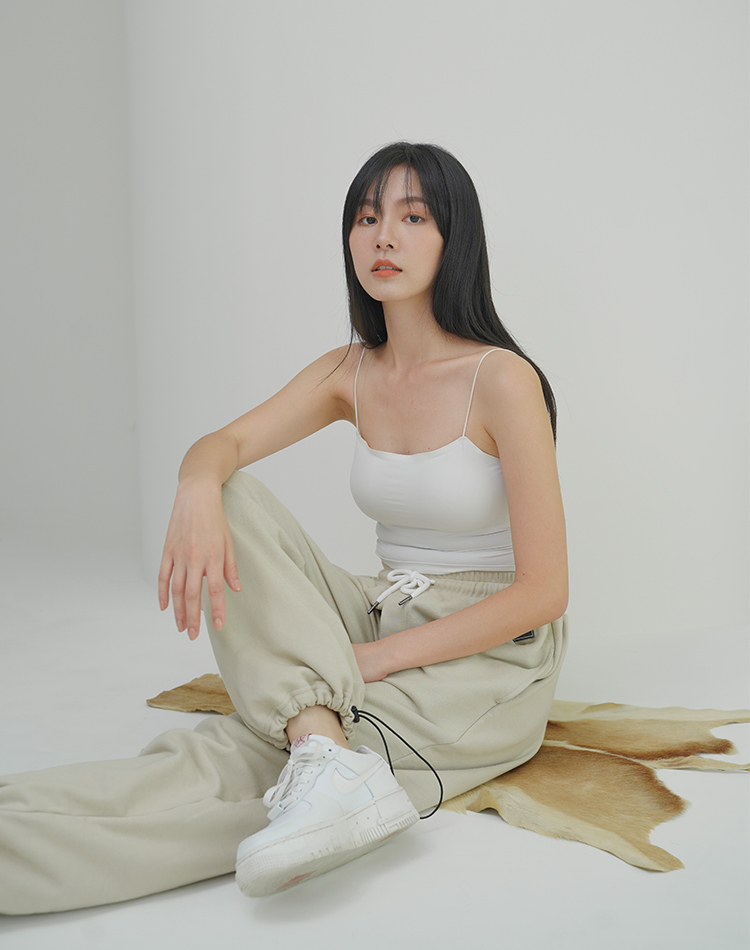 INN OUT棉長褲 (奶油卡其)