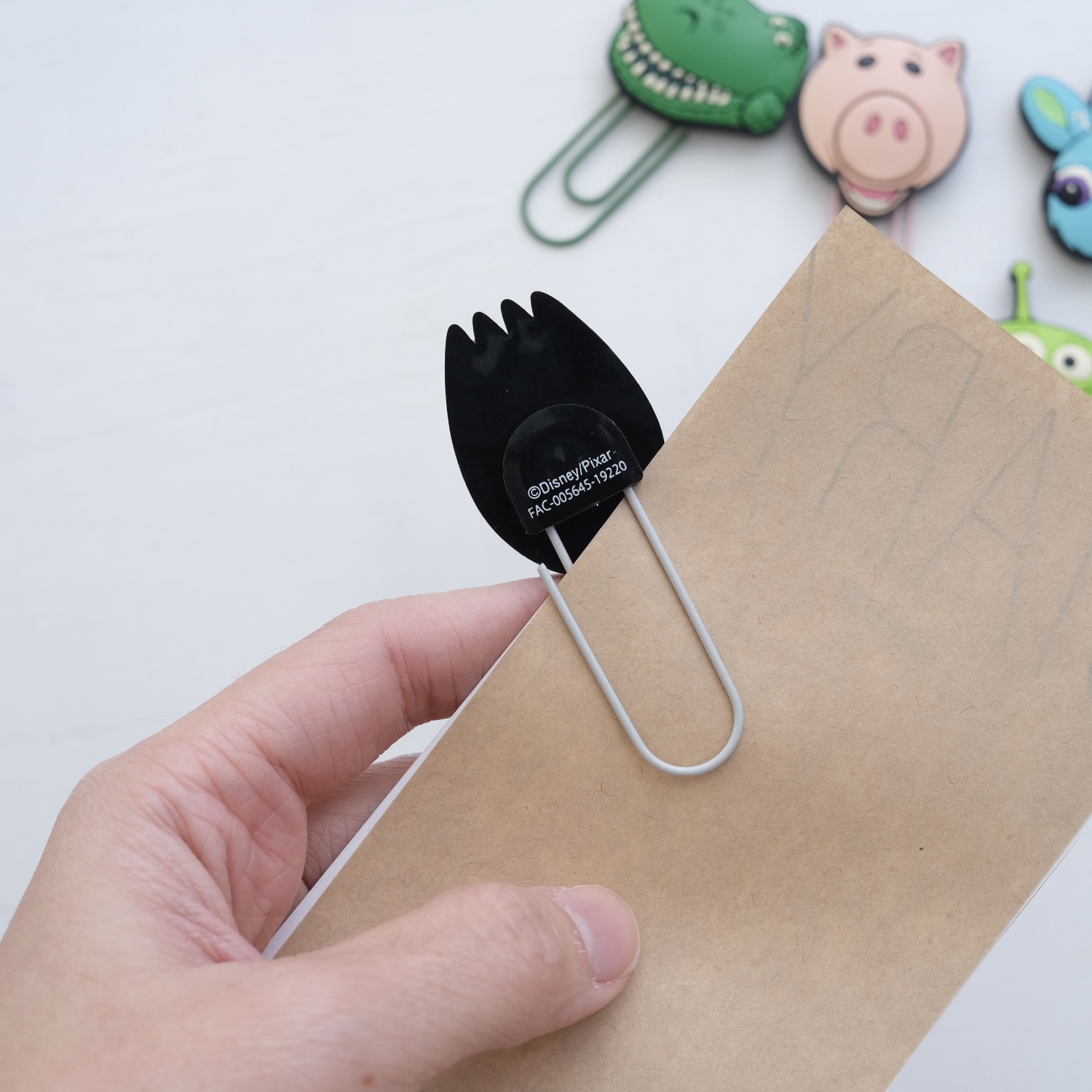 造型迴紋針 文件夾 迪士尼 玩具總動員4 Disney pixar