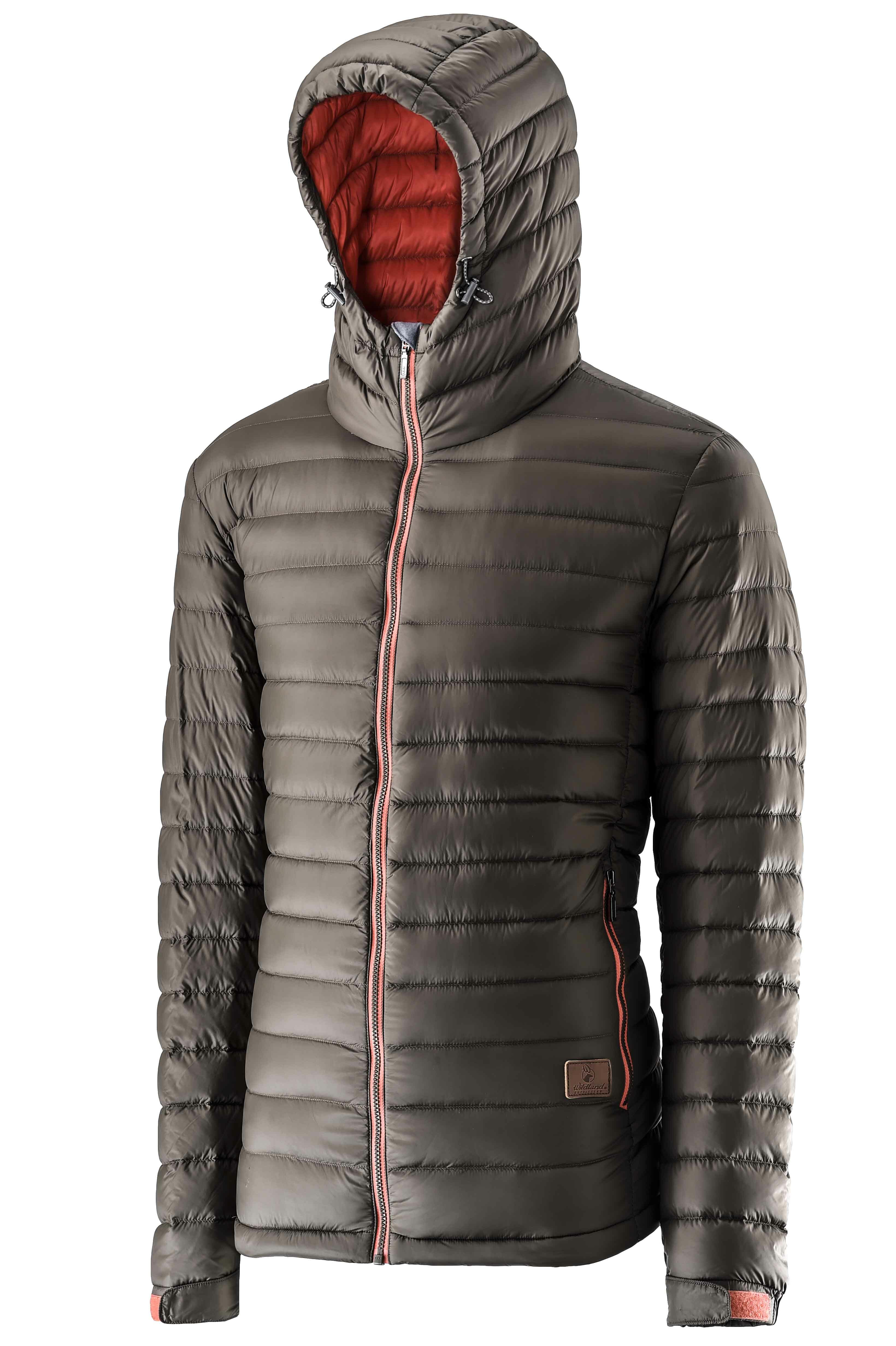 Wildland 0A22112-98 男700FP連帽輕羽絨衣 栗褐 防風/羽絨/保暖/輕量/高蓬鬆度/旅遊/露營/登山 02W22112-CN