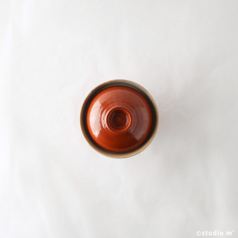 STUDIO M' - mubyo wan 六瓢碗(附蓋)  /紅繪