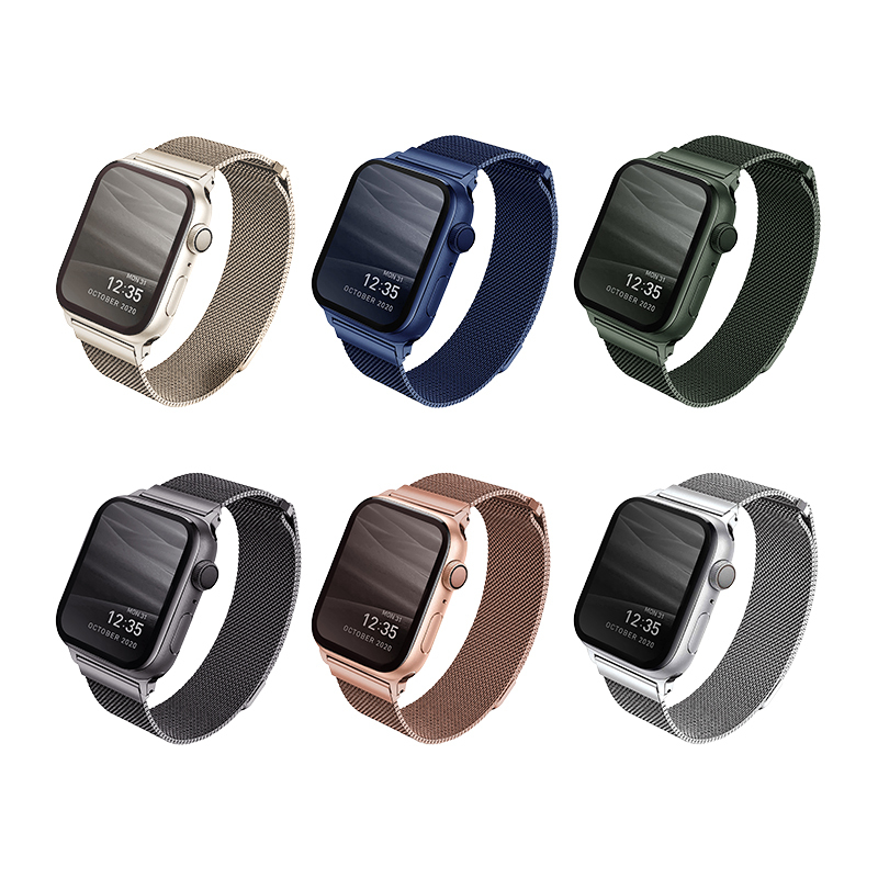 UNIQ Dante 不鏽鋼米蘭磁扣錶帶 42/41/40mm & 46/45/44mm（for Apple Watch）