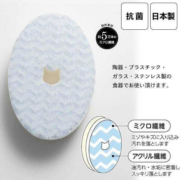 (日本製) 貓壹 Necoichi 寵物食器專用海棉 2pcs