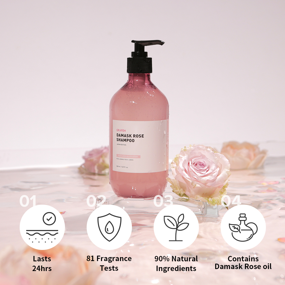 GRAFEN Damask Rose Shampoo 500ml