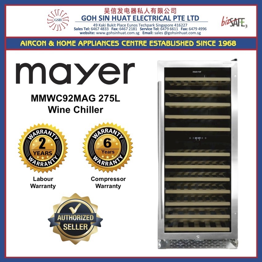 Mayer MMWC92MAG Magnum Series Wine Chiller Wine Fridge