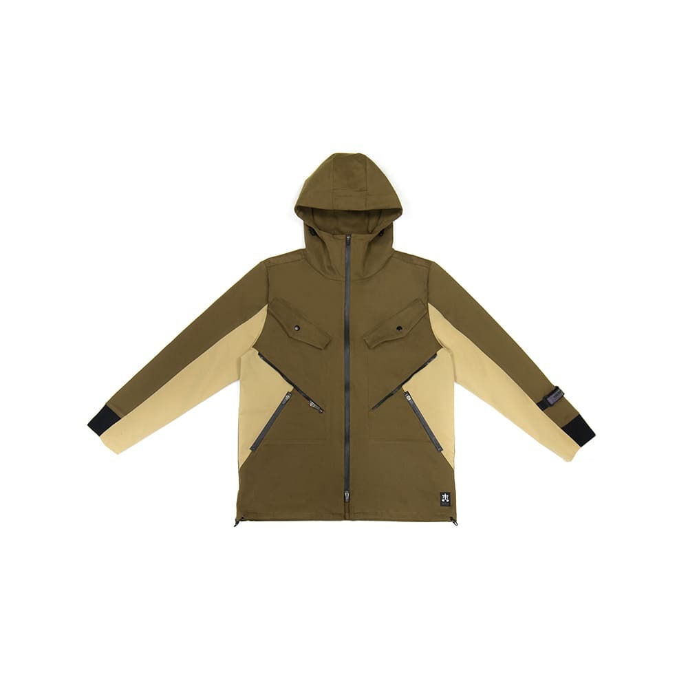 多配置功能夾克-橄欖綠