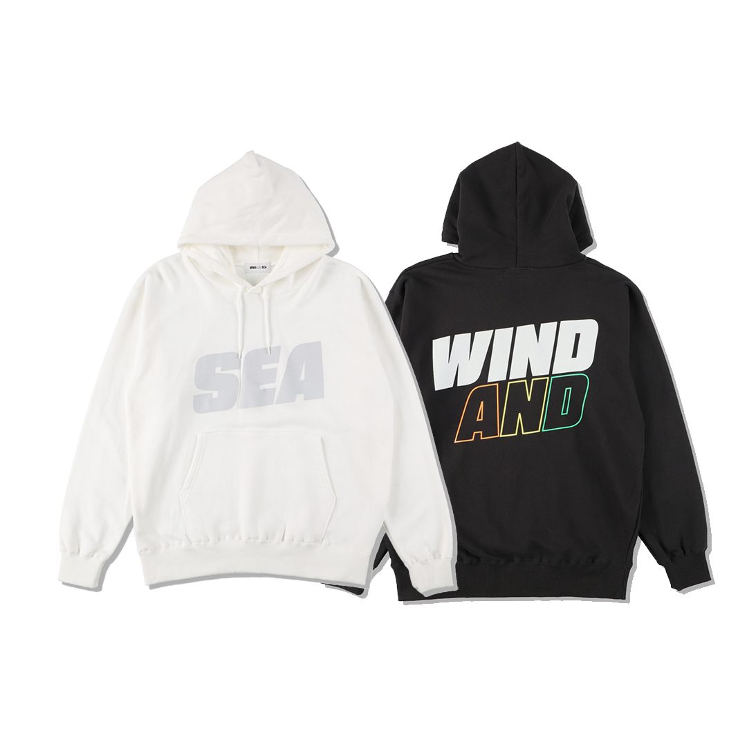 SEA Hoodie / White-Blue (SEA-21A-01) - M | ochge.org