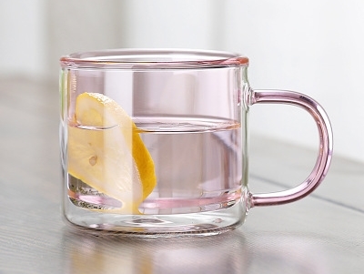 Cha Yuen - Double-layer glass tea cup