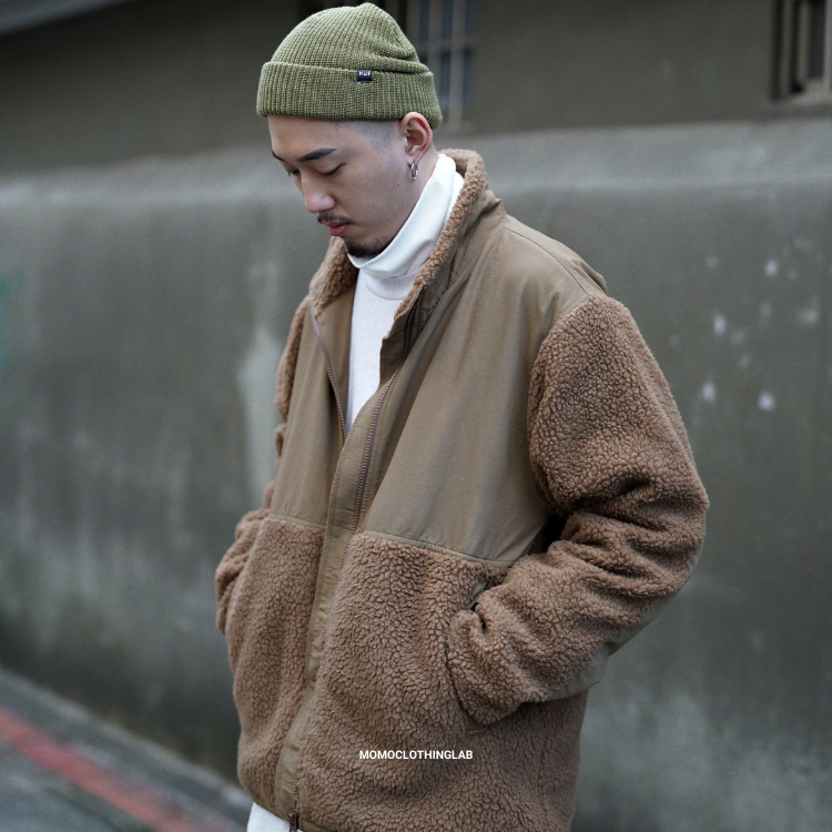 United Athle 復古立領羊羔絨保暖外套 3749501