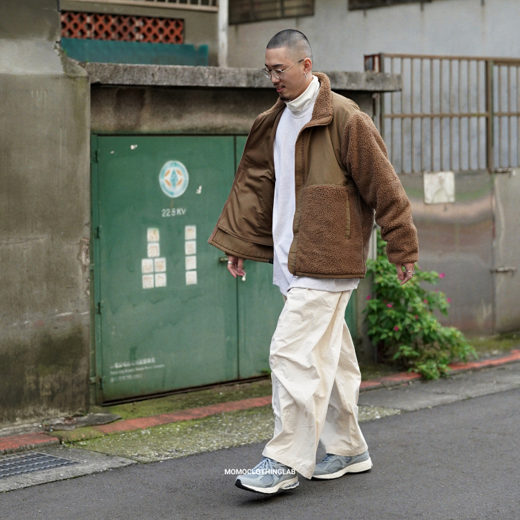 United Athle 復古立領羊羔絨保暖外套 3749501