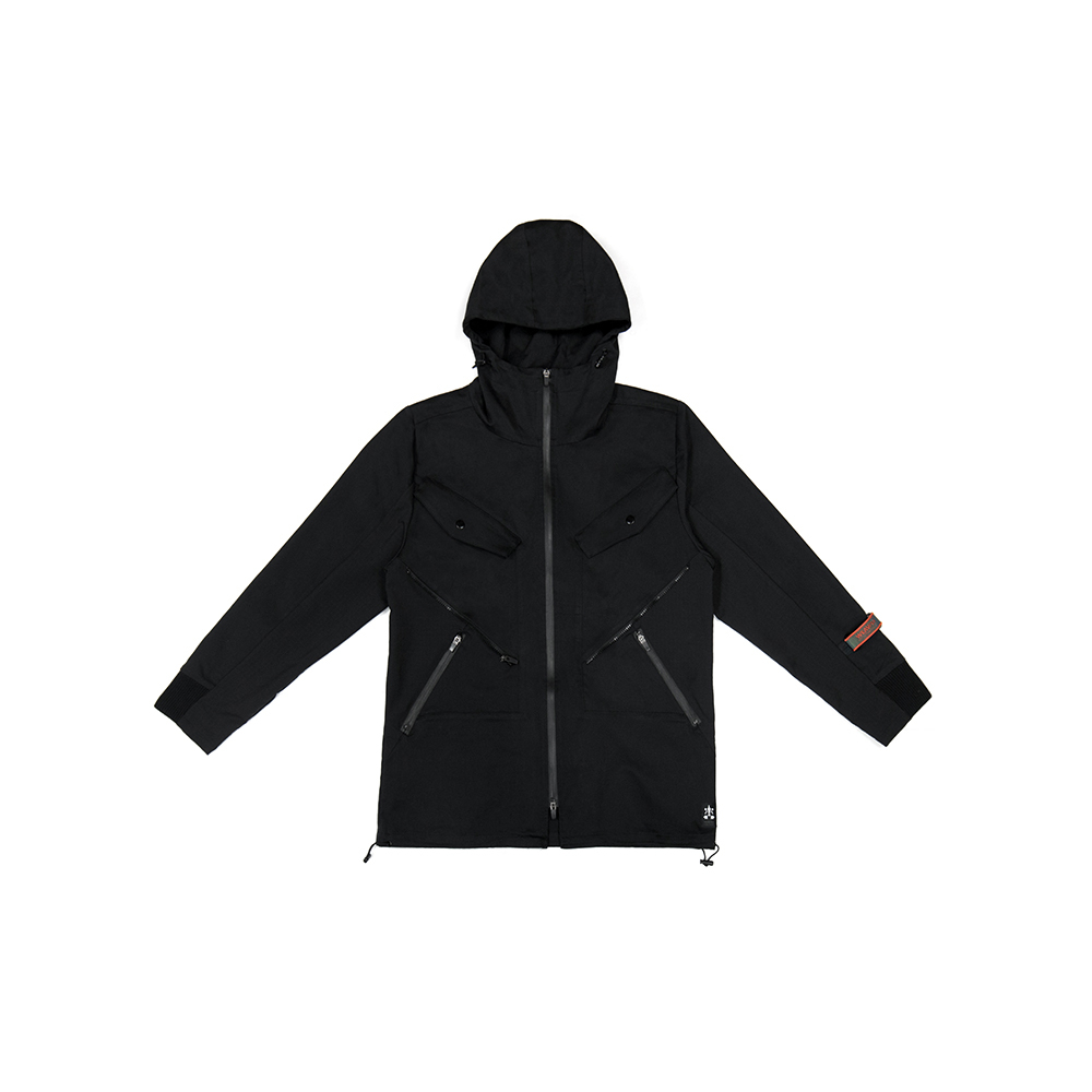 多配置功能夾克-黑