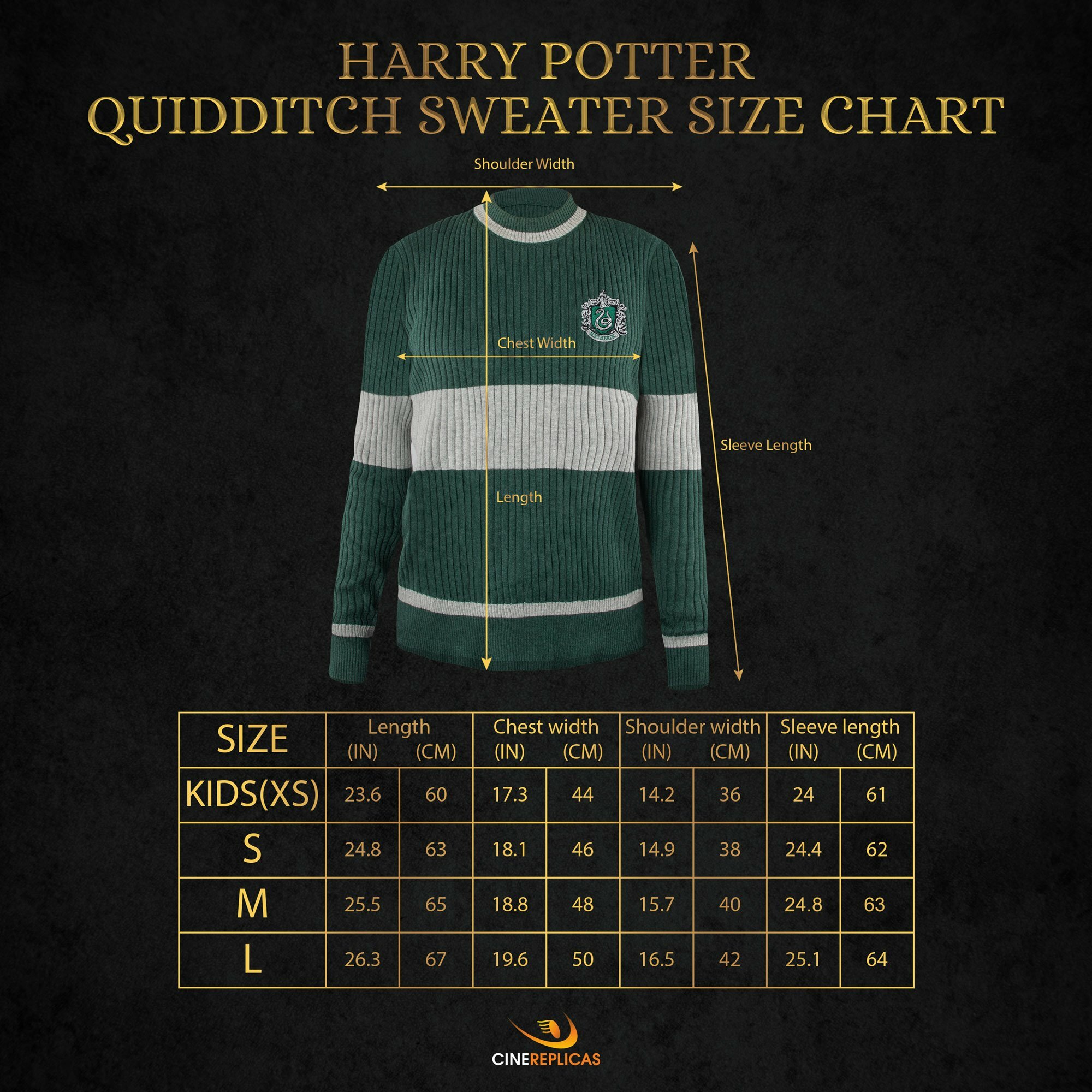 哈利波特-毛衣-2021年版-魁地奇史萊哲林