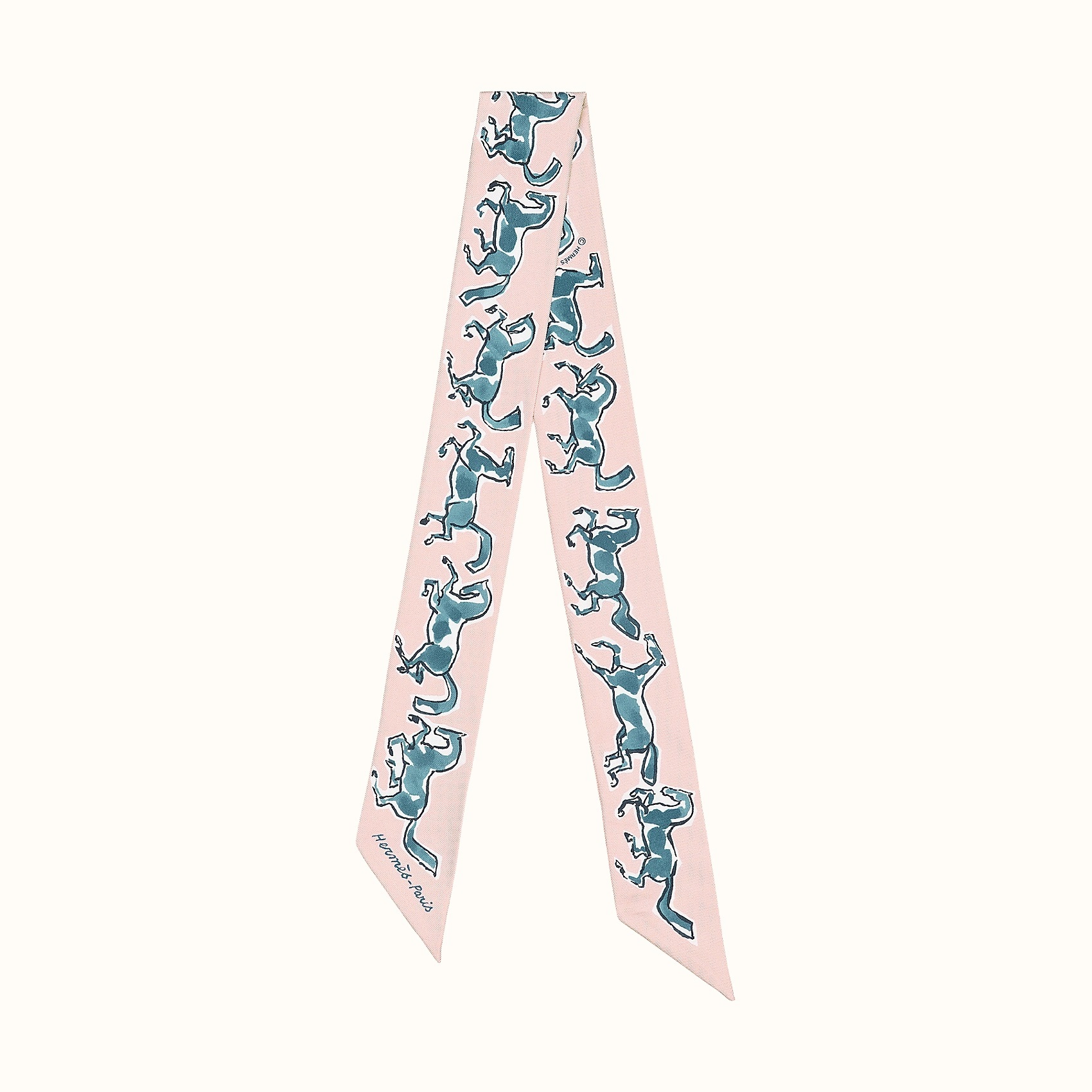 NEW】HERMES TWILLY CHEVAUX EN LIBERTE E17248