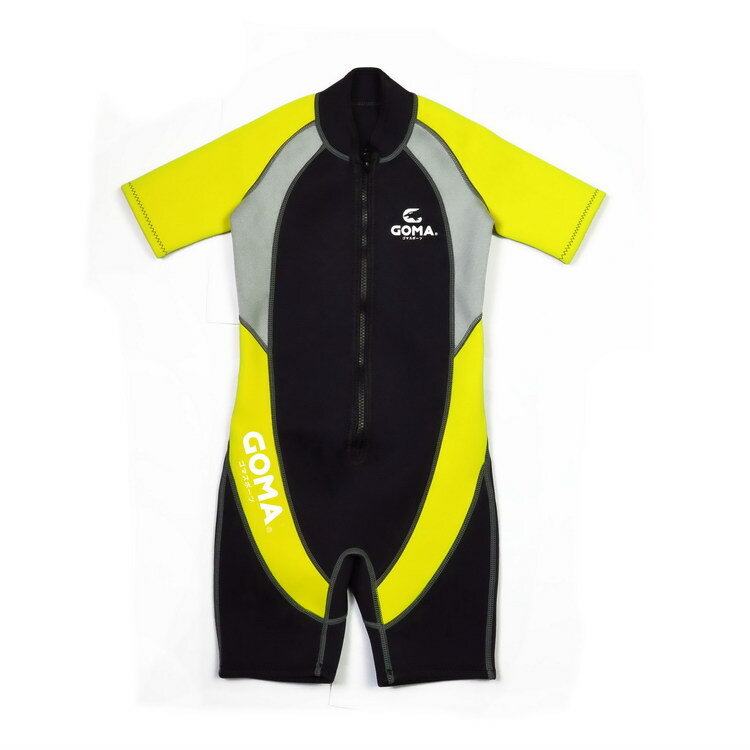 台灣製 GOMA 2mm厚 童裝保暖衣 (黑/黃/灰)