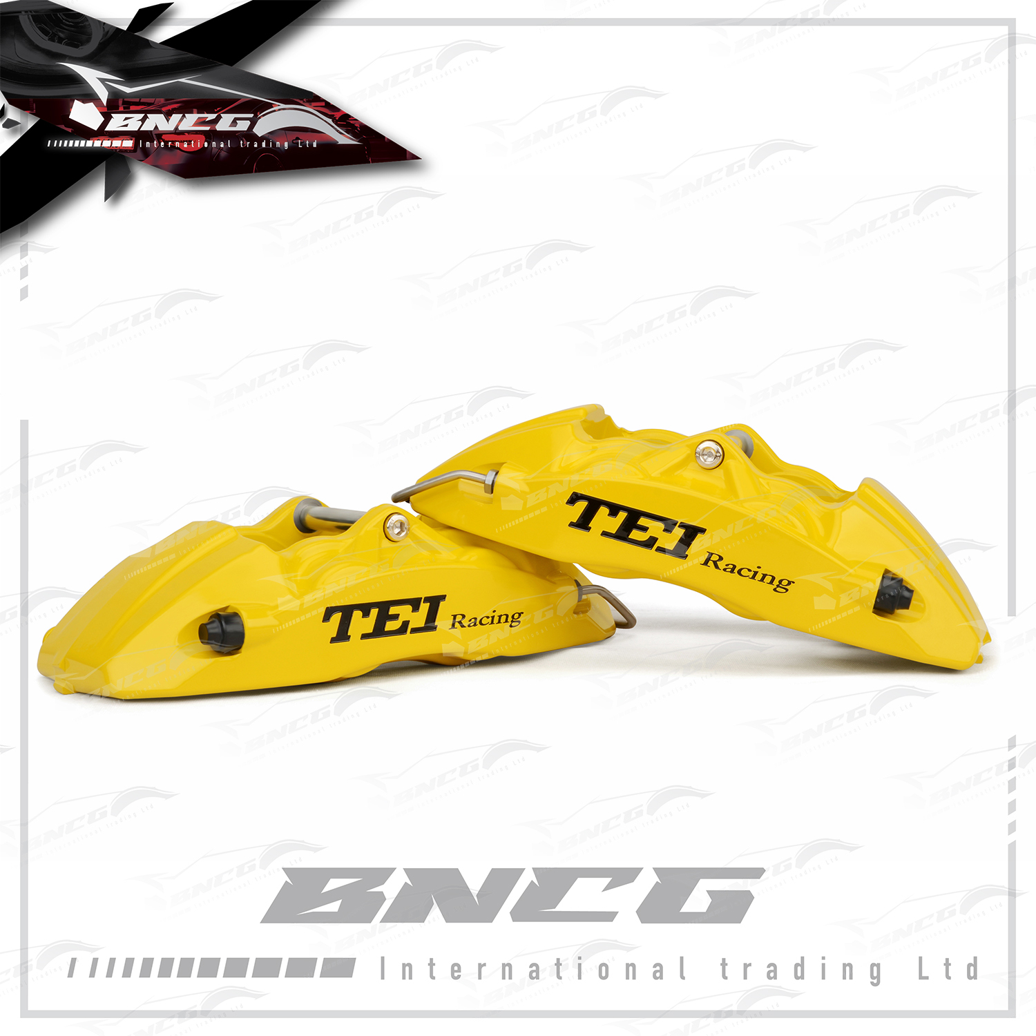 德國註冊 TEI Racing P40NS 兩片式鍛造 對向4活塞 煞車卡鉗 制動系統 套裝 卡鉗顏色可選 碟盤款式可選