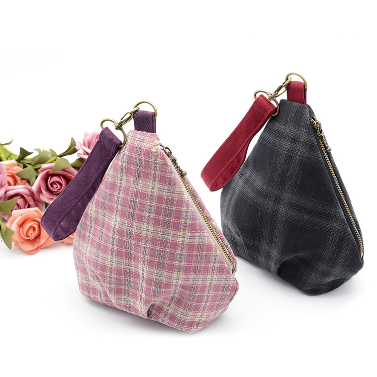 錐形拉鍊手拿包(材料包)/有2色可選購