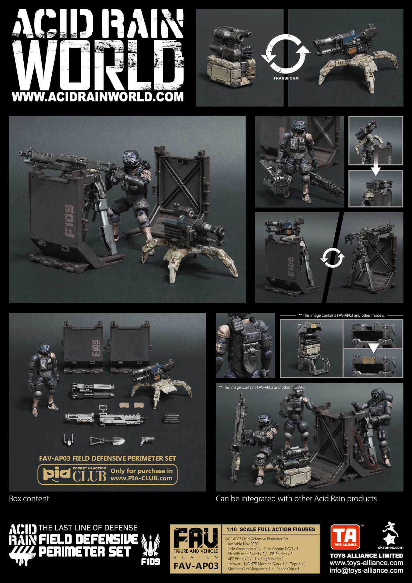 Toys Alliance : 酸雨 FAV-AP03 野戰防禦周界套裝