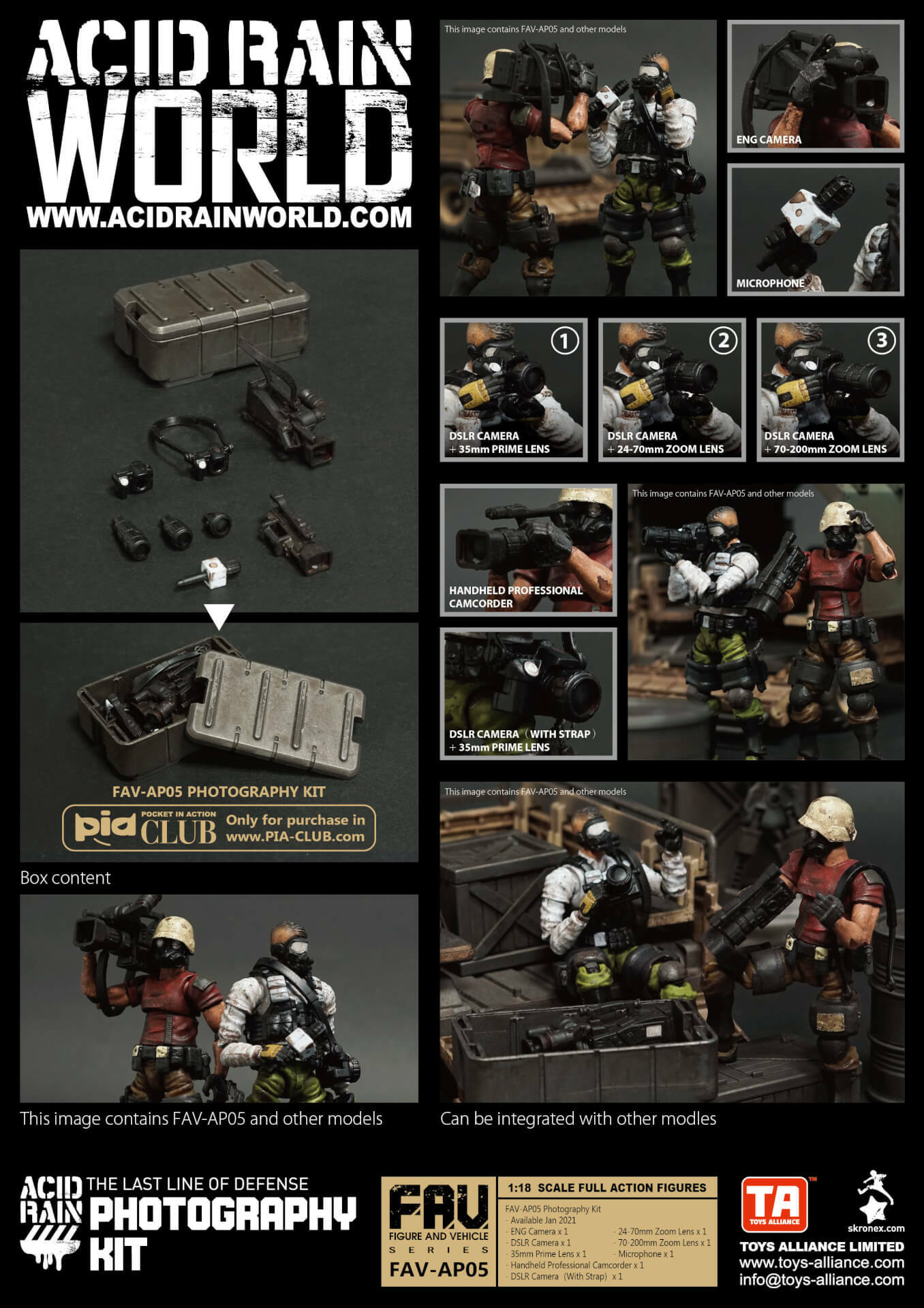 Toys Alliance : 酸雨戰爭 FAV- AP05 攝影器材套裝