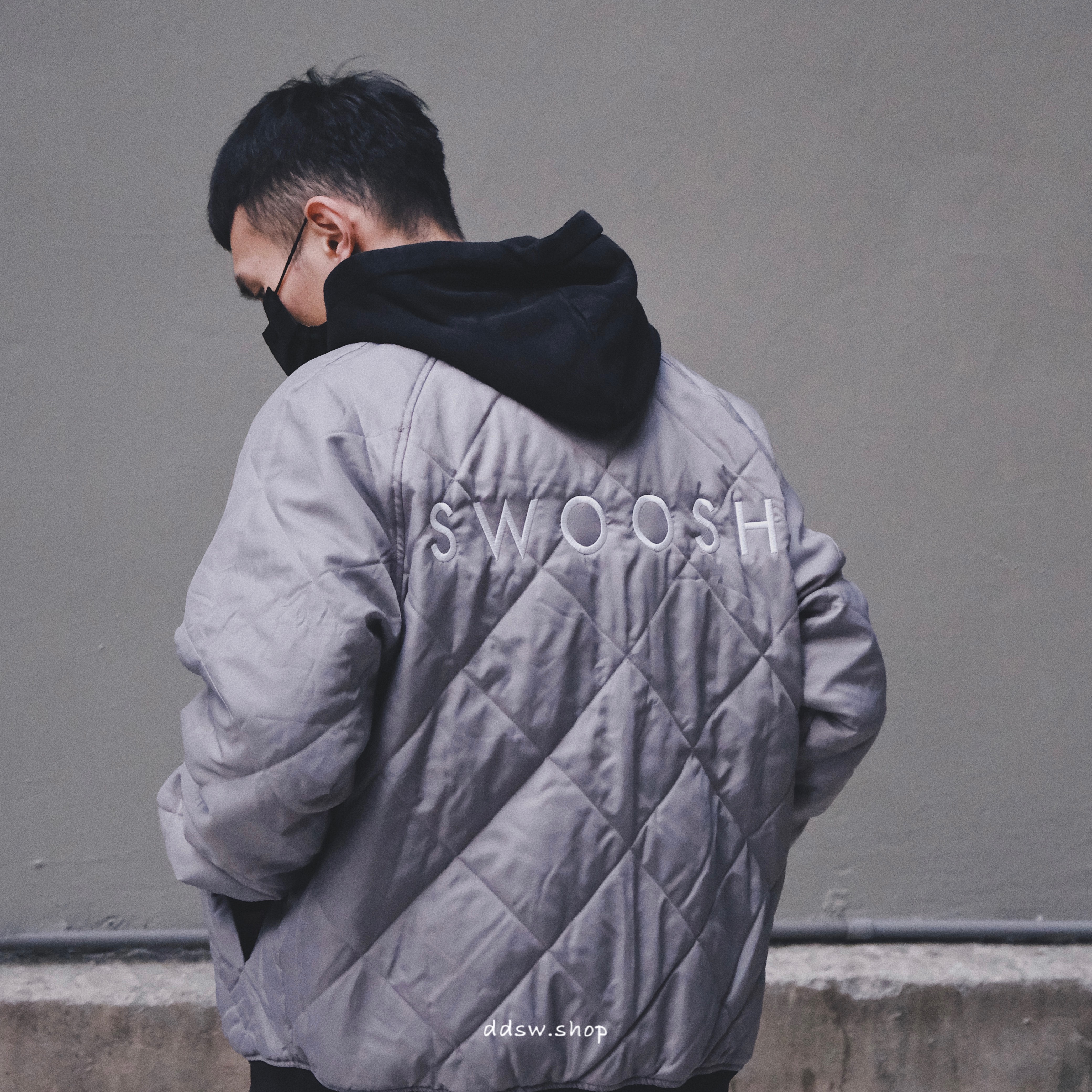 NIKE SWOOSH 雙面棒球外套 刺繡Logo 夾克 DO2889-010