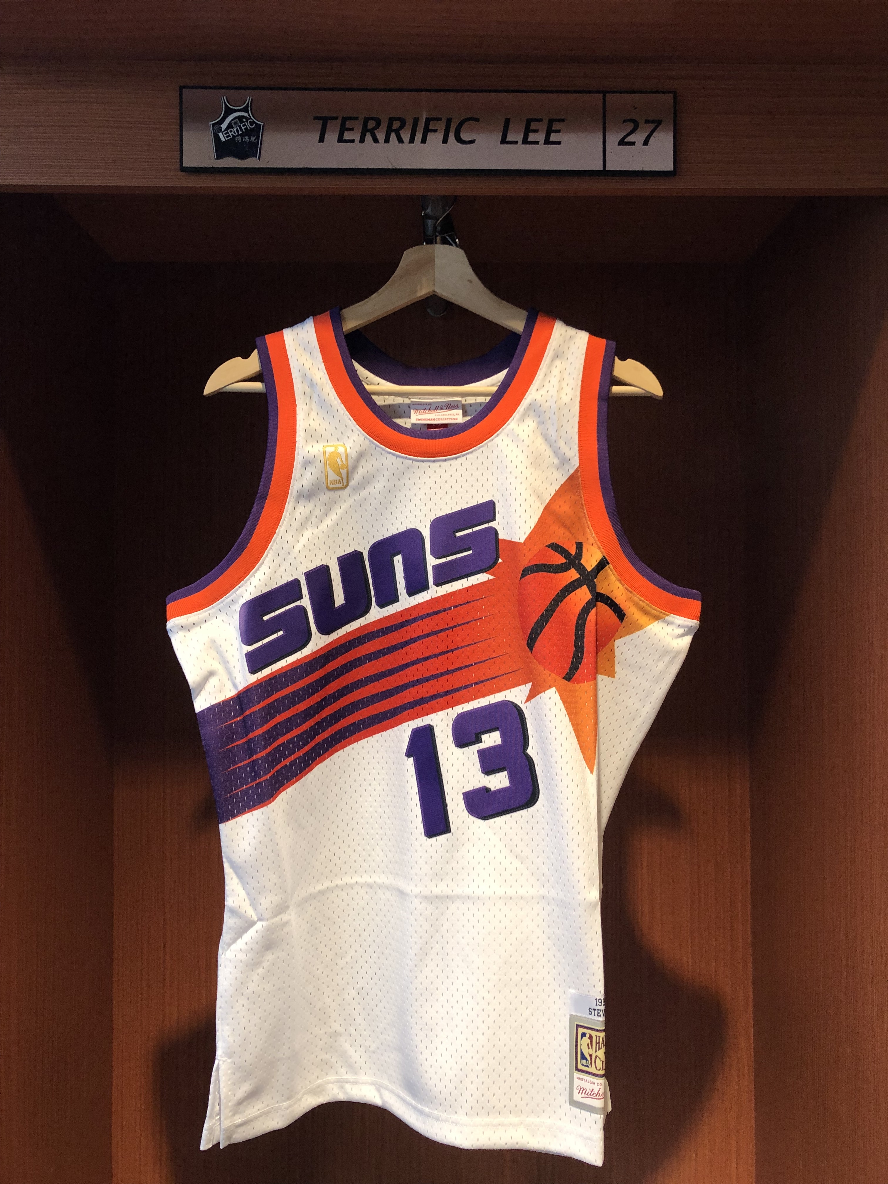 NBA球衣 Steve Nash 鳳凰城太陽白 96-97 M&N Swingman G2 球迷版 熱轉印 全新