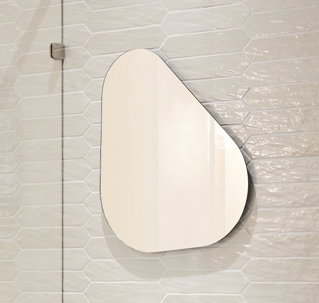 OVO京典衛浴 化妝鏡推薦型號 M3037-1 / M3037-2 不規則造型鏡面 *無銅鏡