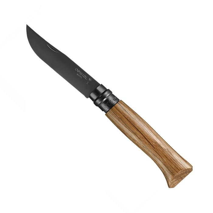 Opinel No. 8 Folding Knife Black Oak 8號不鏽鋼尖頭摺刀 (橡木柄黑刃)
