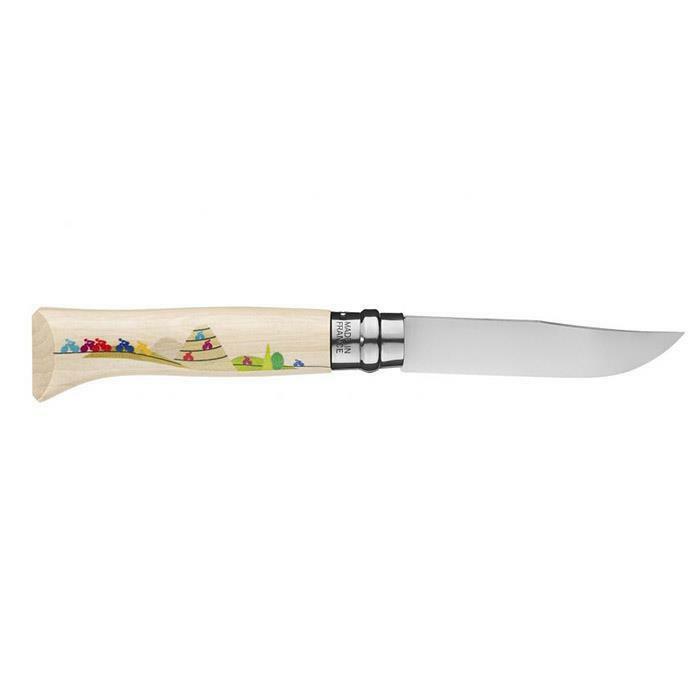 Opinel No. 8 Folding Knife Le Tour De France Sublimated 8號不鏽鋼尖頭摺刀(2021環法單車賽紀念版)