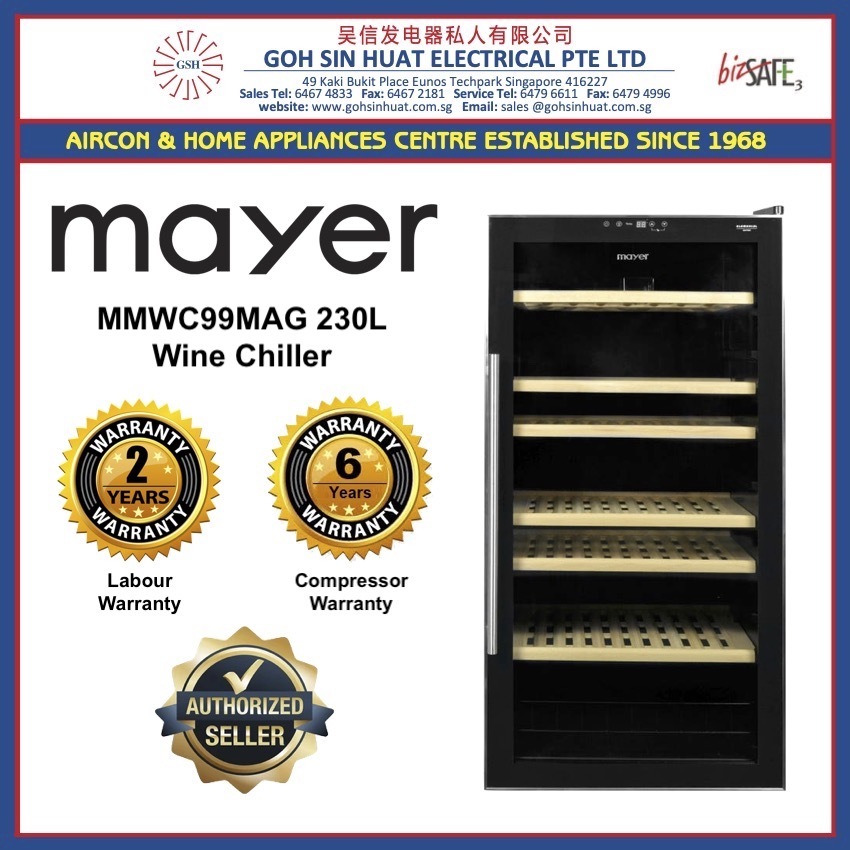 Mayer MMWC99MAG Elemental Series Wine Chiller Wine Frid