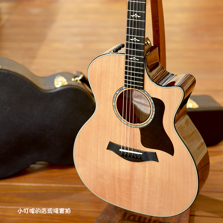 第12號 Taylor 614ce極新收藏 雲杉木 楓木側背板 全單板 V-class 電木吉他 民謠吉他 ES-2拾音器