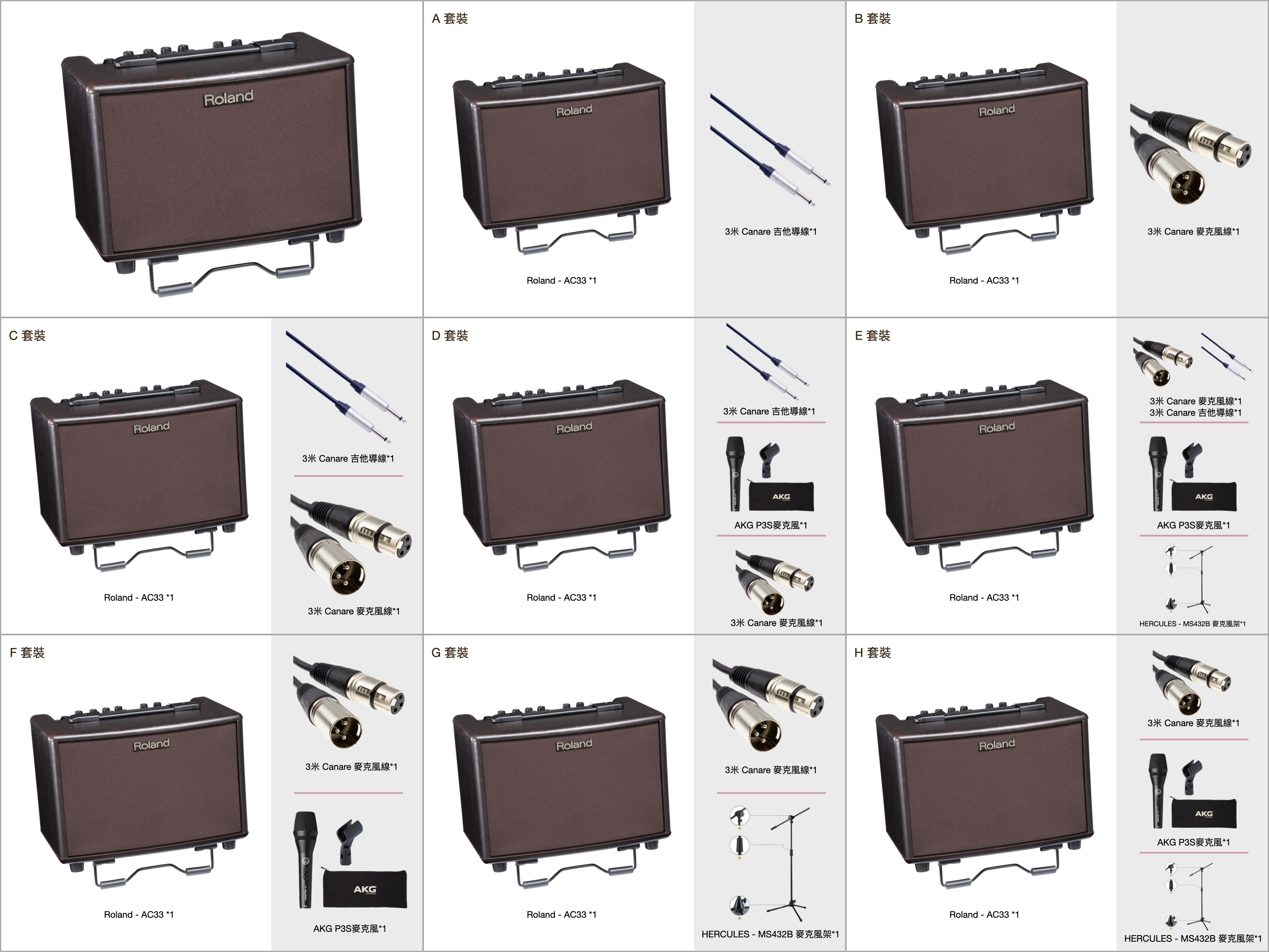 Roland Roland - AC33 RW 木吉他音箱 街頭藝人音箱 可支援電池使用 第 6 張圖片｜三峽吉他 / Bass
