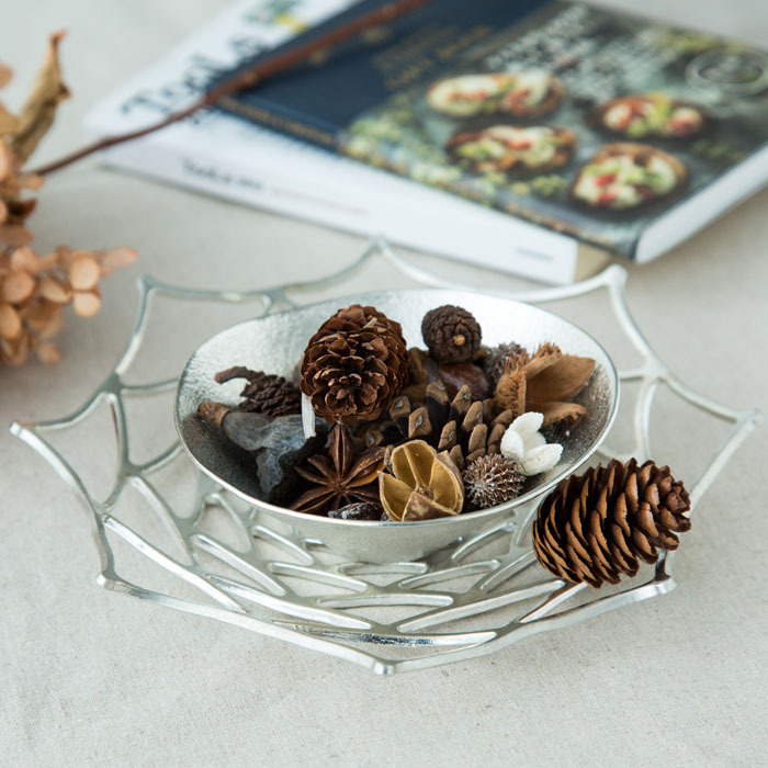 能作 大理花魔術置物籃 - M