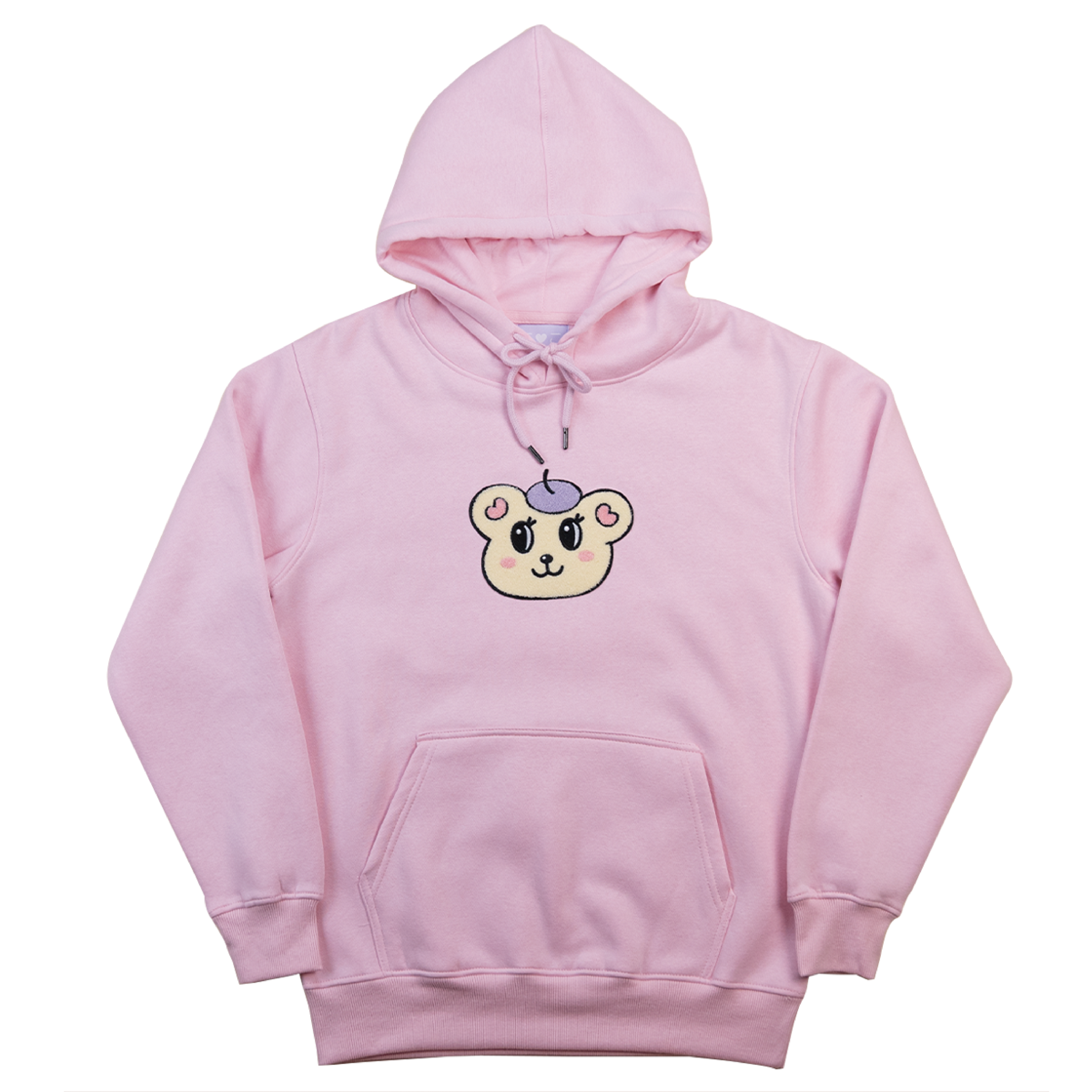 こ♡こ Stay Kawaii 毛毛繡帽T