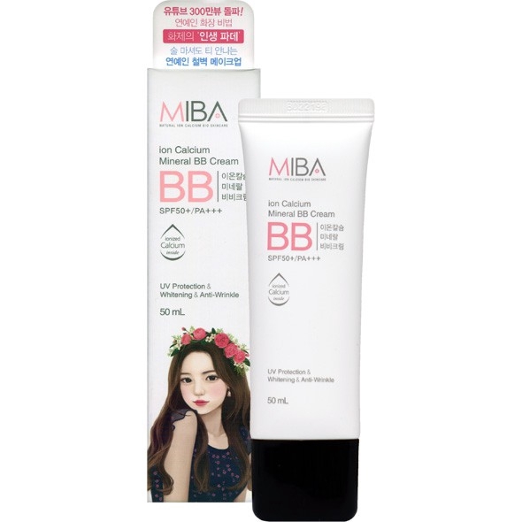 《預訂品》MIBA Ion Calcium Mineral BB Cream SPF50/PA+++ 50ml