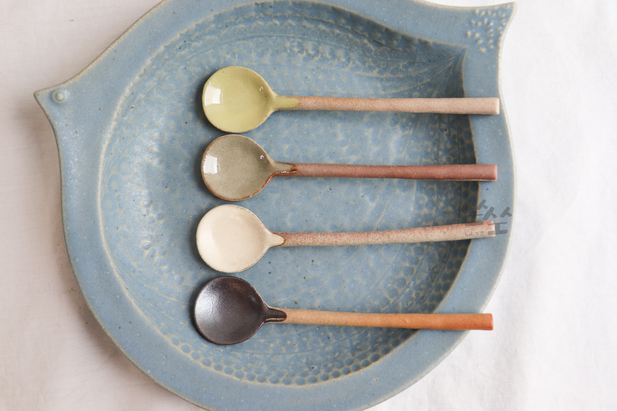 日本 陶製 調味匙 攪拌匙