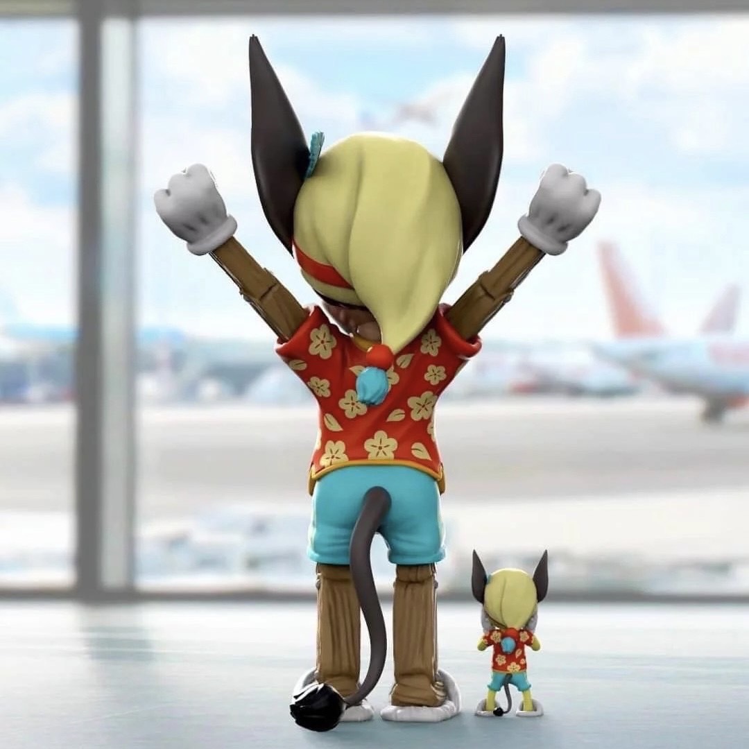 Mighty Jaxx A WOOD AWAKENING CHILL- OUT 勃起小木偶 夏日風情 驢子版本 附小蟋蟀 海灘渡假款 現貨