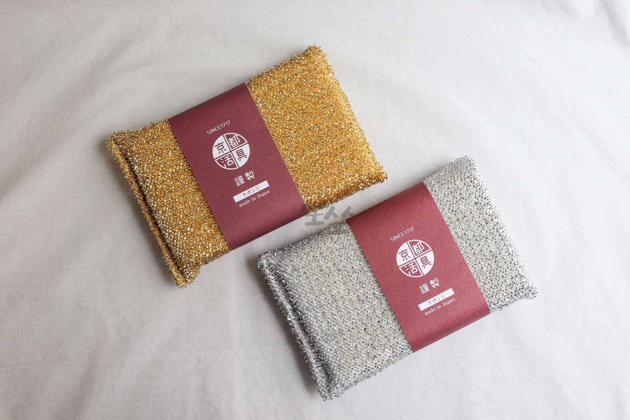 日本 京都活具 不沾鍋專用清潔海綿