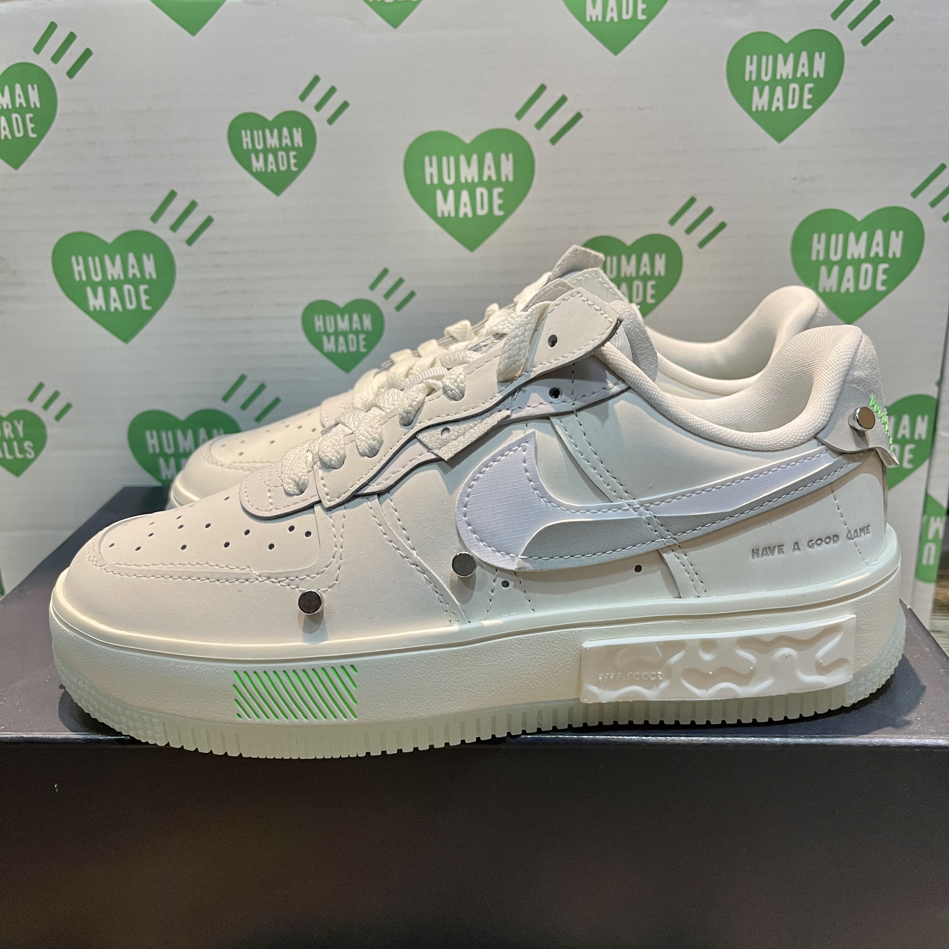 W Nike air force 1 fontanka 夜光底白電競多彩拼拼樂DO2332 111