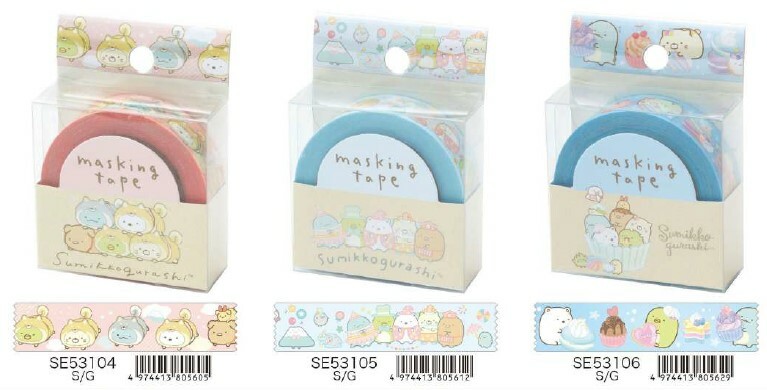 角落生物 盒裝紙膠帶-