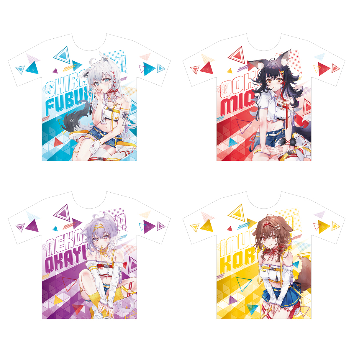 「官方代購」Hololive x Namco Parks  T-Shirt       Hololive in Hamleys DOKIx2 Renezvous #1