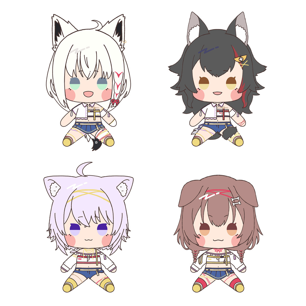 「官方代購」Hololive x Namco Parks  公仔   Hololive in Hamleys DOKIx2 Renezvous #2   Gamer