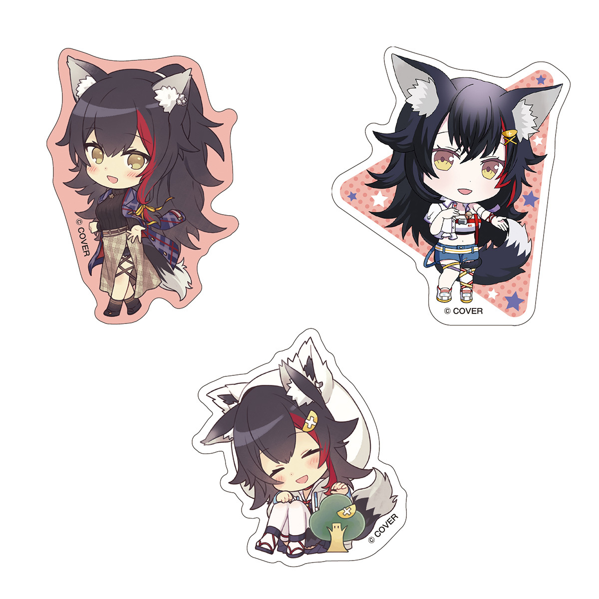 「官方代購」Hololive x Namco Parks  貼紙SET   Hololive in Hamleys DOKIx2 Renezvous #3   Gamer