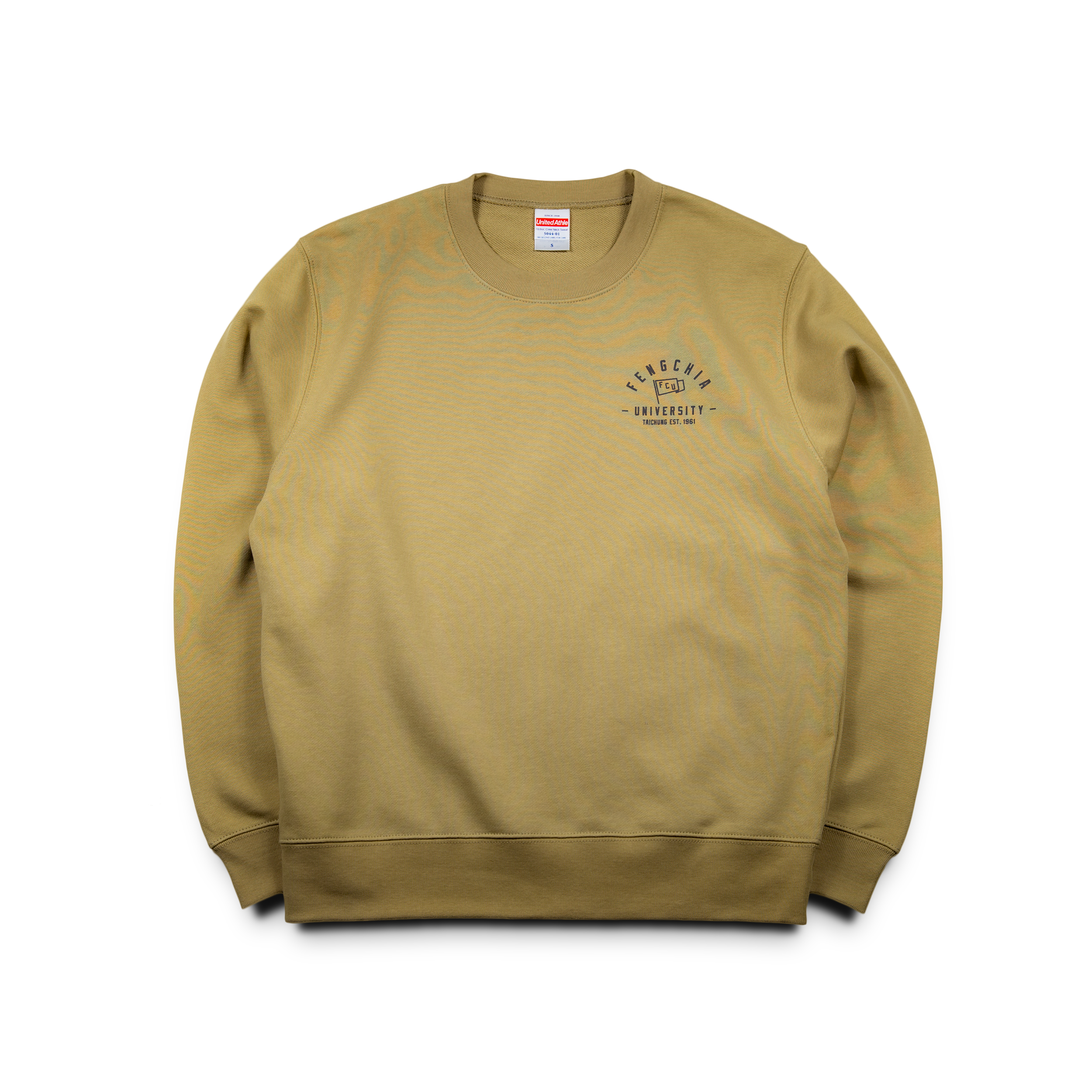 United Athle® 逢甲大學 復古標誌 大學T系列(卡其色)