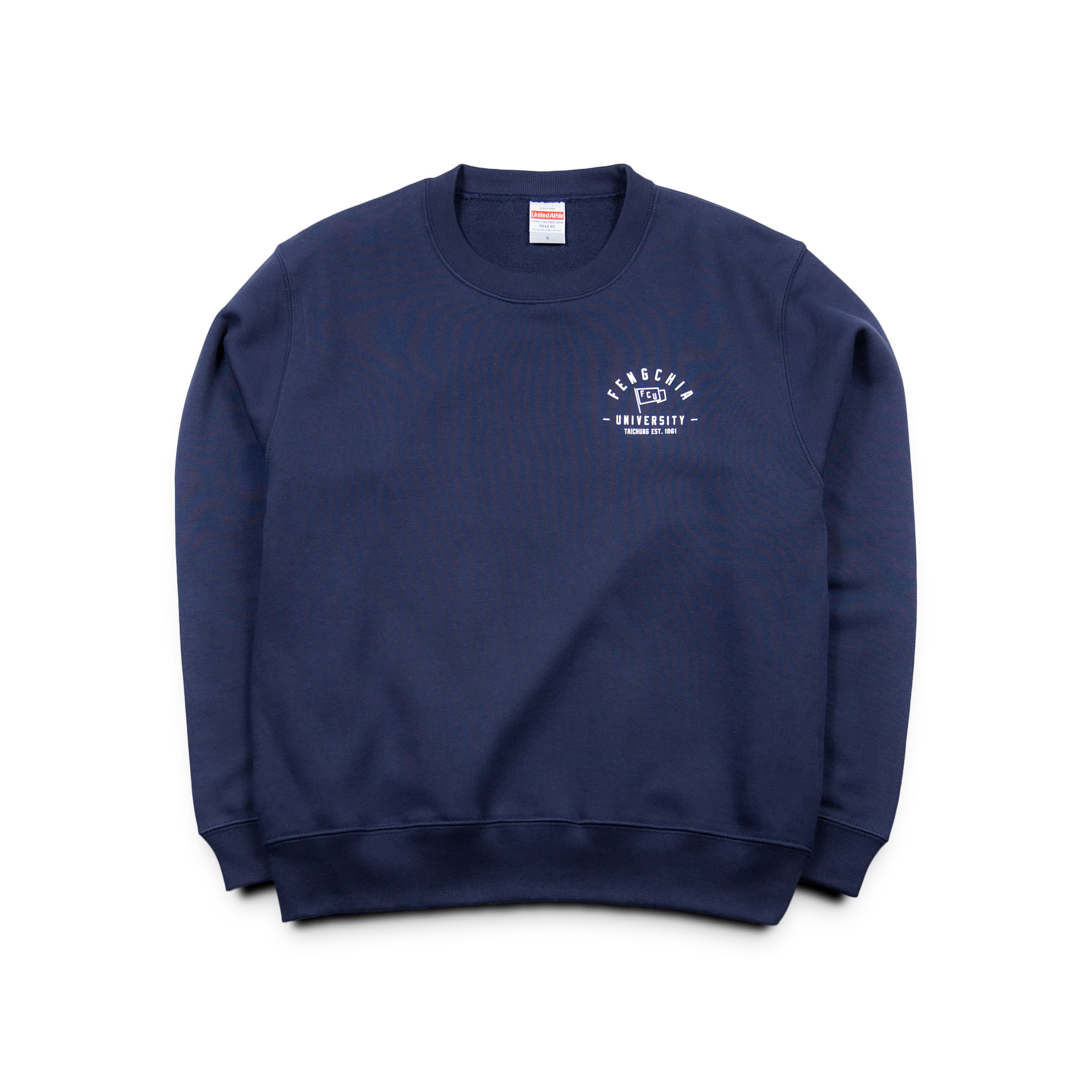 United Athle® 逢甲大學 復古標誌 大學T系列(藍色)