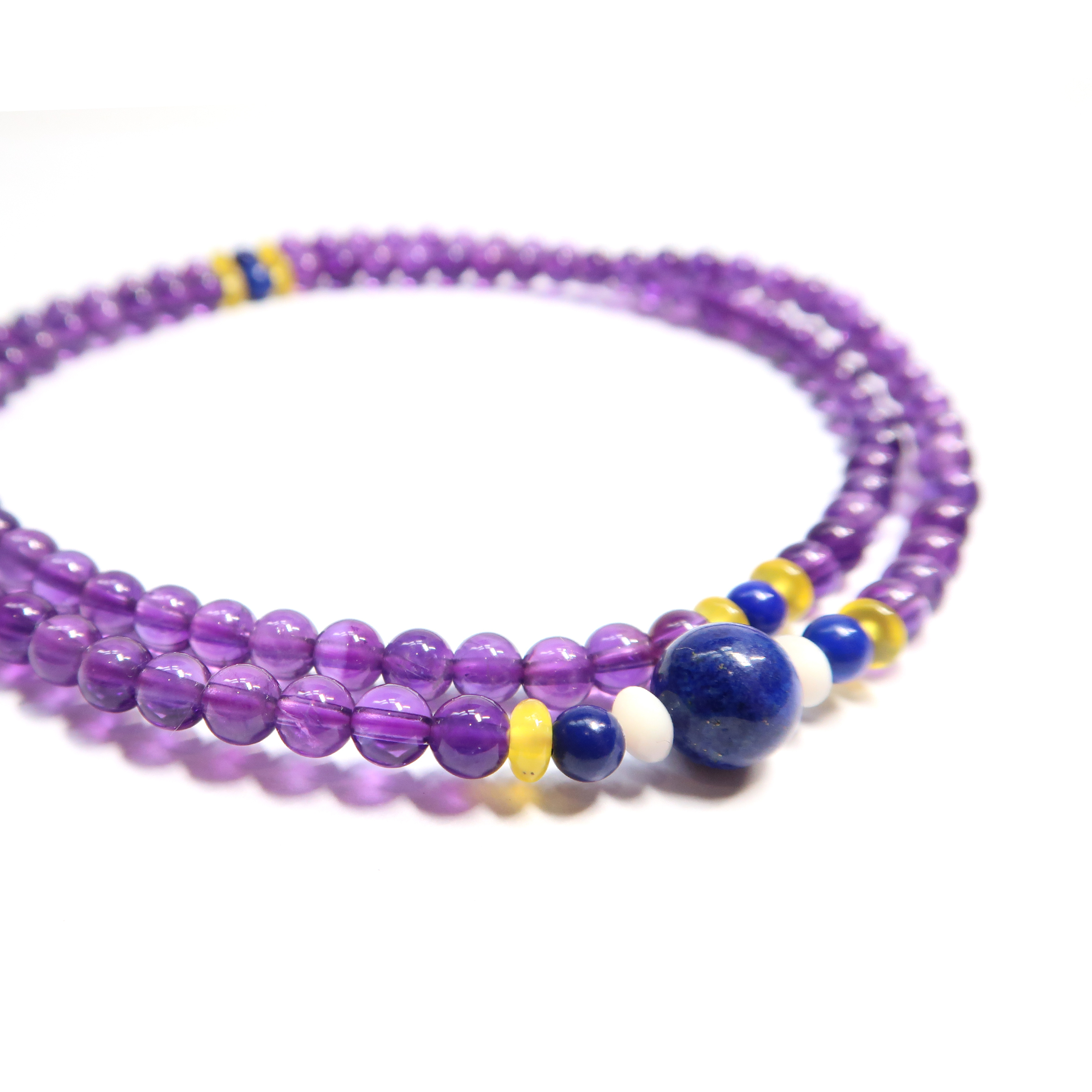 4.5mm 3A級紫水晶手串 (108顆)