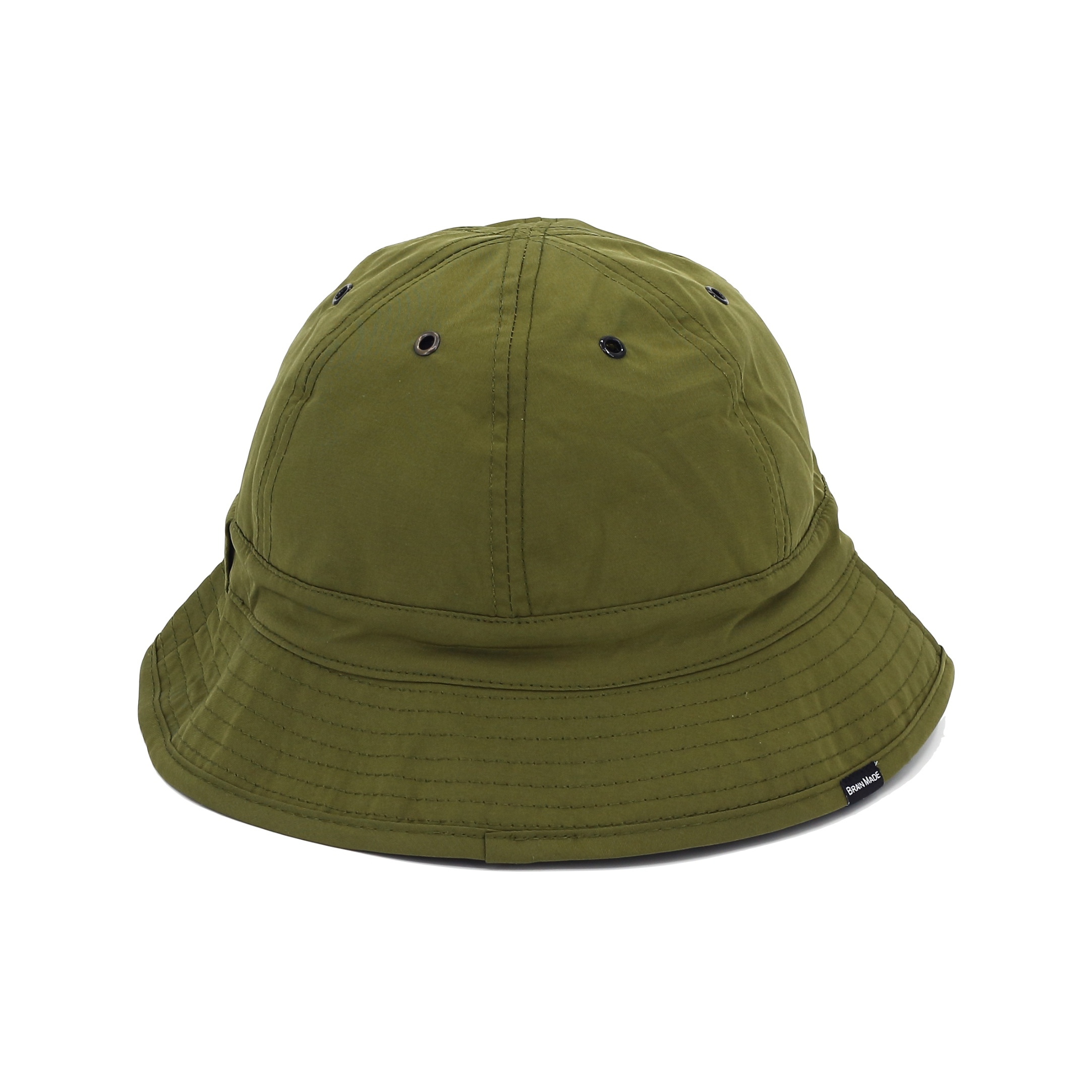 The Ash Nylon Explorer Bucket Hat Olive Green