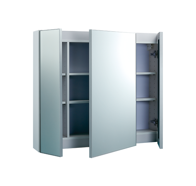 OVO京典衛浴 收納櫃推薦型號 HA90 三門鏡面收納櫃 *無銅鏡