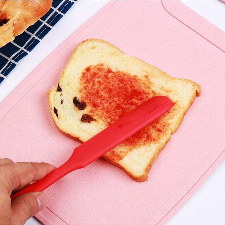 【Silicone Spatula Silicone Butter Knife 硅胶刮刀牛油刀】Random Colour 颜色随机