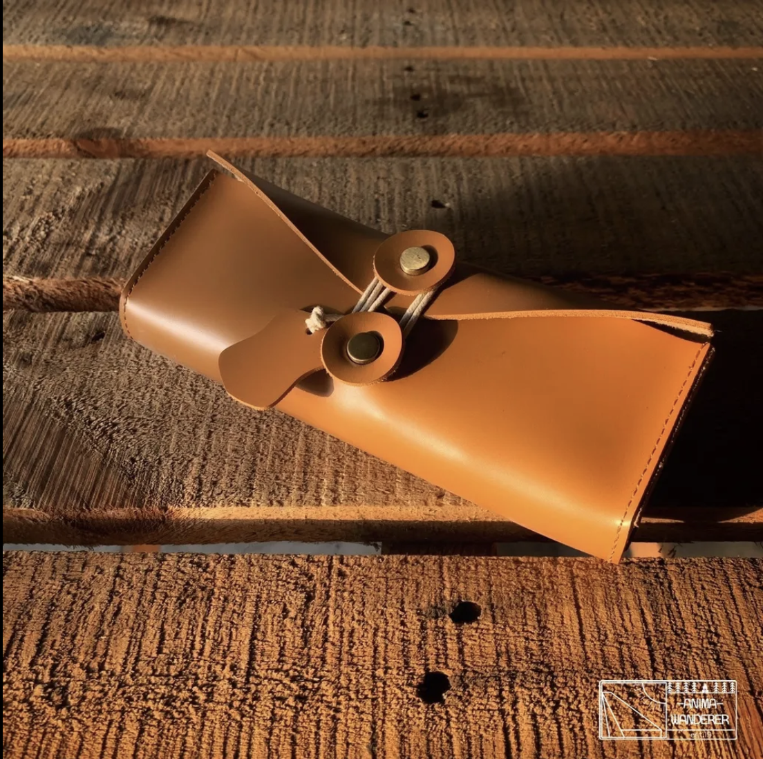 台灣 ANiMA WANDERER BLN-06 調味罐皮革收納包