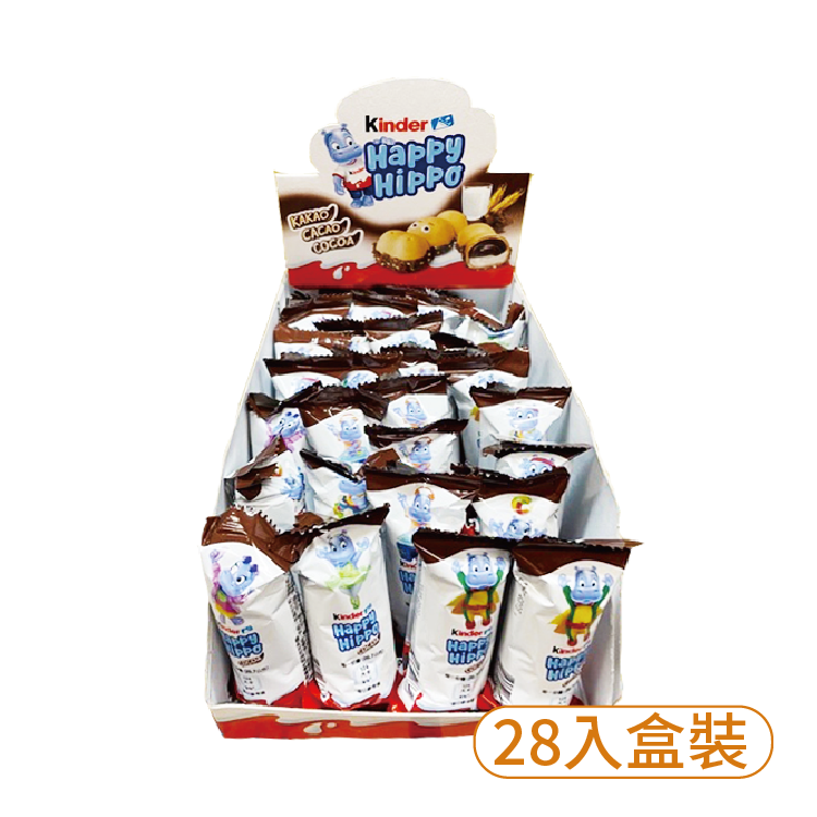 【健達】快樂河馬28入盒裝