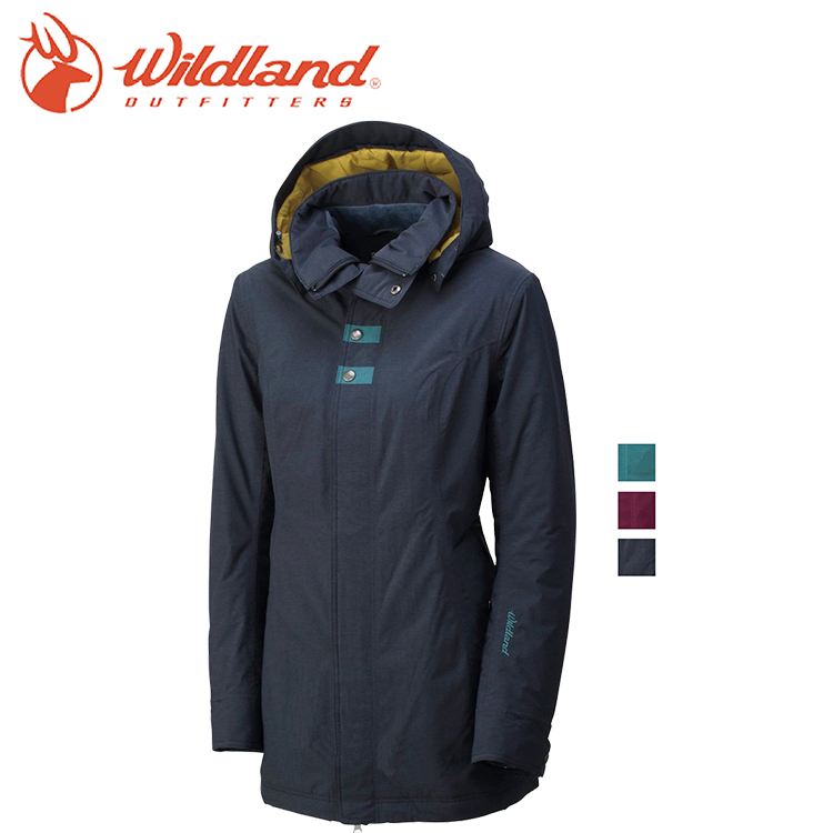 Wildland 荒野 PR棉輕量防水保暖外套 女款 (深灰、湖綠、暗紅)  防風/防水/透濕/都會休閒 04W32901